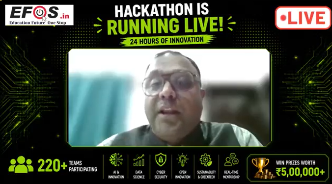 Founder Sir Speech at Hackathon